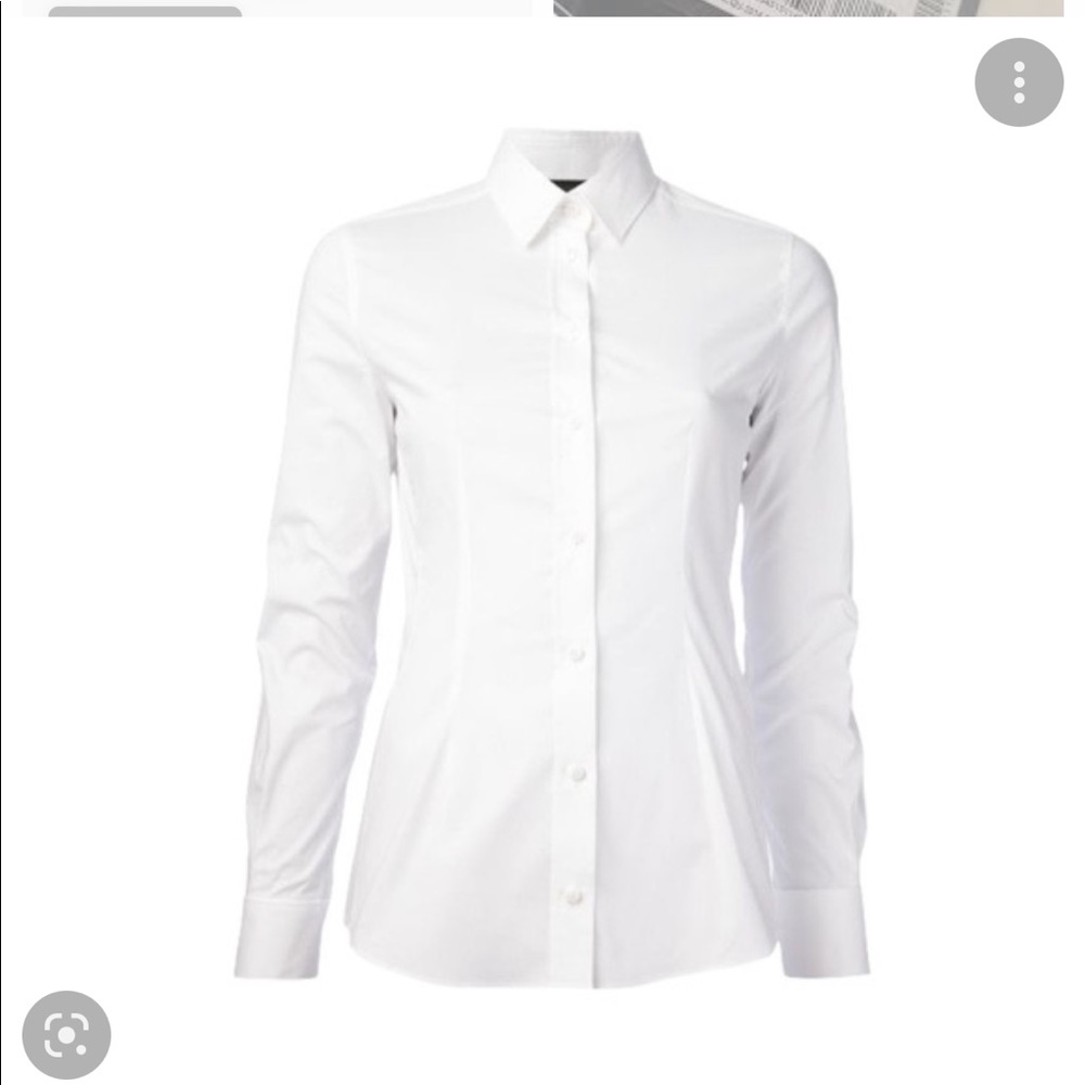NWT Womens Emporio Armani button down work business shirt holiday workwear